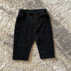 Zara classic black pants with back pocket